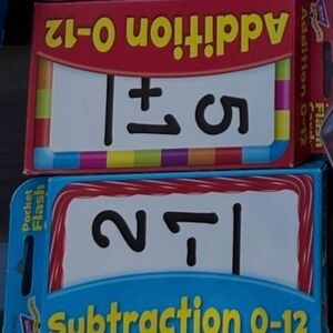 Trend Subtraction and Addition 0-12 Flash Cards
